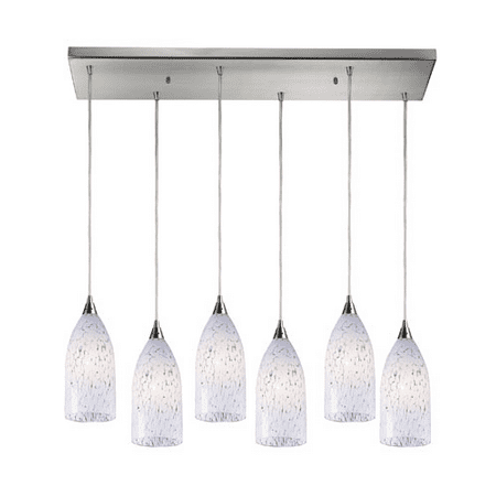 Pendants 6 Light With Satin Nickel Finish Snow White Glass Medium Base 30 inch 600 Watts - World of Lamp
Pendants 6 Light With Satin Nickel Finish Snow White Glass Medium Base 30 inch 600 Watts - World of Lamp
