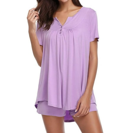 EUHDSSDE Follure Womens Button Short Sleeve Sleepwear Set Pajama Sets Bamboo Tank And Shorts Set
EUHDSSDE Follure Womens Button Short Sleeve Sleepwear Set Pajama Sets Bamboo Tank And Shorts Set