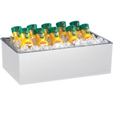 Cal Mil 475-10-15 White Melamine Ice Housing with Clear Pan - 10 x 12 x 7 in.
Cal Mil 475-10-15 White Melamine Ice Housing with Clear Pan - 10 x 12 x 7 in.