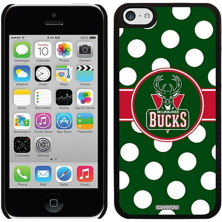 Milwaukee Bucks Polka Dots Design on Apple iPhone 5c Thinshield Snap-On Case by Coveroo
