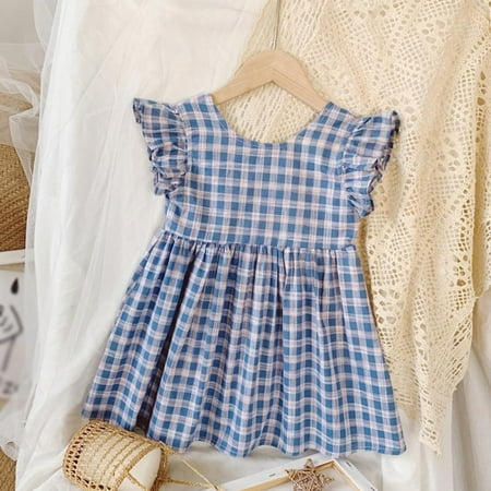 Bullpiano Summer Girls Dresses Princess Plaid Ruffles Hollow back Frock Sleeveless Cute Skirt Kid Clothing For Baby Girl
Bullpiano Summer Girls Dresses Princess Plaid Ruffles Hollow back Frock Sleeveless Cute Skirt Kid Clothing For Baby Girl