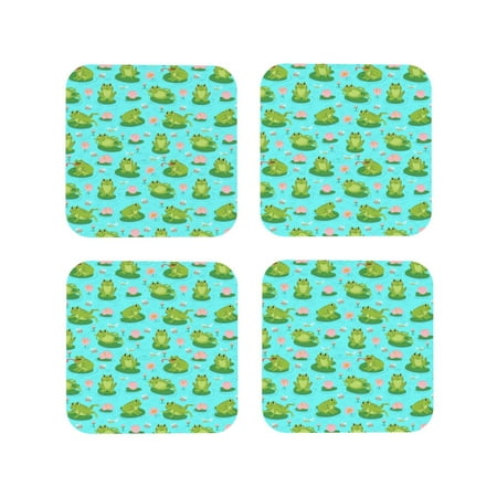 Yiaed Frogs And Aquatic Plants Print Leather Coasters for Drinks - Cup Coasters Coffee Table Kitchen Table Bar Home & Office Gifts Handmade Drink Coasters-Square
Yiaed Frogs And Aquatic Plants Print Leather Coasters for Drinks - Cup Coasters Coffee Table Kitchen Table Bar Home & Office Gifts Handmade Drink Coasters-Square