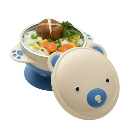 Dasbsug 350ml Cute Cartoon Baby Stainless Steel Suction Bowl Dish Tableware Food Box with Lid Kids Learning Training Utensils
Dasbsug 350ml Cute Cartoon Baby Stainless Steel Suction Bowl Dish Tableware Food Box with Lid Kids Learning Training Utensils