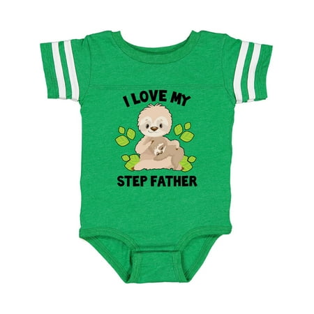 Inktastic Cute Sloth I Love My Step Father with Green Leaves Gift Baby Boy or Baby Girl Bodysuit
Inktastic Cute Sloth I Love My Step Father with Green Leaves Gift Baby Boy or Baby Girl Bodysuit