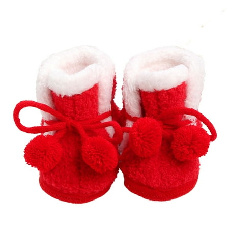 Gureui Baby Cute Plush Flat Shoes Infant Girls Boys Bobbles Bow Non-Slip Soft Sole First Walker Winter Warm Crib Shoes
Gureui Baby Cute Plush Flat Shoes Infant Girls Boys Bobbles Bow Non-Slip Soft Sole First Walker Winter Warm Crib Shoes
