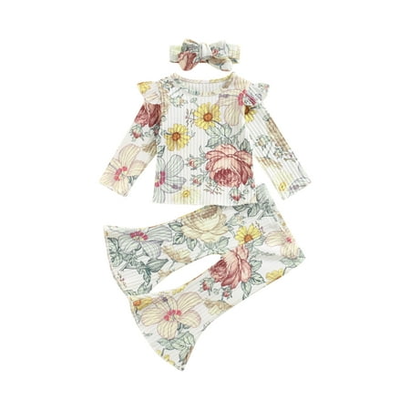 Gupgi ler Baby Girl Clothes Set Floral Long Sleeve T-Shirt Trumpet Pants Headband 3Pcs Outfits
Gupgi ler Baby Girl Clothes Set Floral Long Sleeve T-Shirt Trumpet Pants Headband 3Pcs Outfits