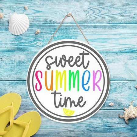 Wepro Summer Decorative House Number Pendant Welcome Farmhouse Round Hanging Sign
Wepro Summer Decorative House Number Pendant Welcome Farmhouse Round Hanging Sign