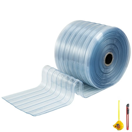 VEVOR PVC Strip Door Curtain 148 ft Length x 7.8 inches Width Vinyl Door Strip 1 Roll Plastic Strip Curtain 0.08 inch Thickness for Freezer Warehouse Doors
VEVOR PVC Strip Door Curtain 148 ft Length x 7.8 inches Width Vinyl Door Strip 1 Roll Plastic Strip Curtain 0.08 inch Thickness for Freezer Warehouse Doors