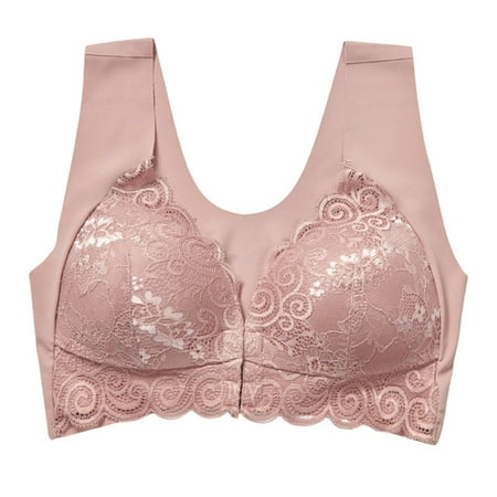 Spdoo Women Lace Padded Wireless Bra Floral Lace Bra Front Closure Back Smoothing Demi Cups Soft Bralette
Spdoo Women Lace Padded Wireless Bra Floral Lace Bra Front Closure Back Smoothing Demi Cups Soft Bralette