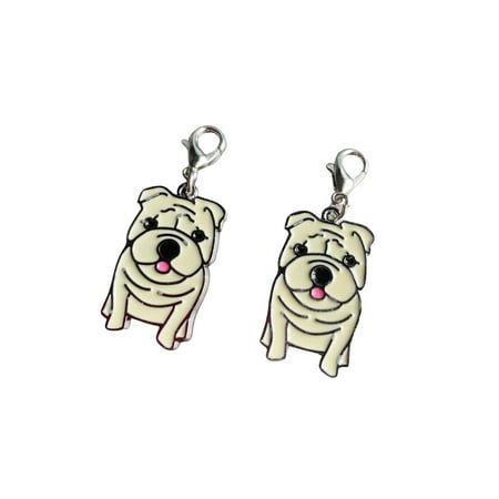 BT Bear 2PCS Dog Keychain Ring Pendants Cute Pet Mini Dog Memorial Keyring Metal Lightweight Dog Keychain Gift 17#-Bulldog
BT Bear 2PCS Dog Keychain Ring Pendants Cute Pet Mini Dog Memorial Keyring Metal Lightweight Dog Keychain Gift 17#-Bulldog