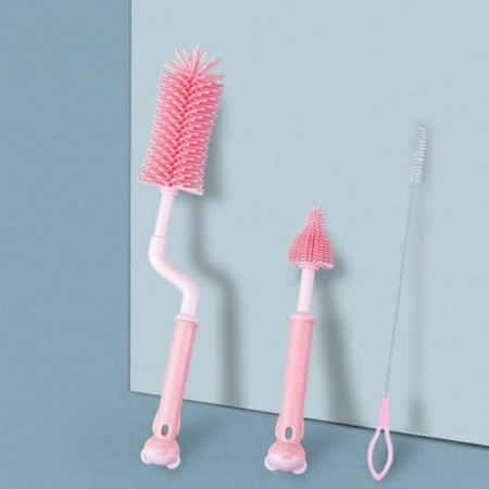 OUTAD Portable 3-in-1 Soft Silicone Bottle Brush 360 Degree Rotary Bottle Brush With Non-slip Handle Bottle Brush
OUTAD Portable 3-in-1 Soft Silicone Bottle Brush 360 Degree Rotary Bottle Brush With Non-slip Handle Bottle Brush