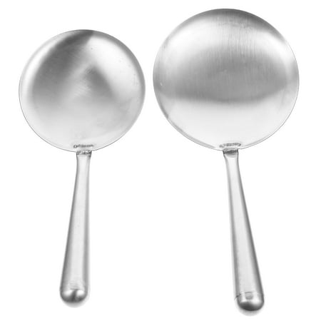 2Pcs Stainless Steel Spoons Kitchen Food Serving Spoons Tofu Spoons Convenient Ladle
2Pcs Stainless Steel Spoons Kitchen Food Serving Spoons Tofu Spoons Convenient Ladle