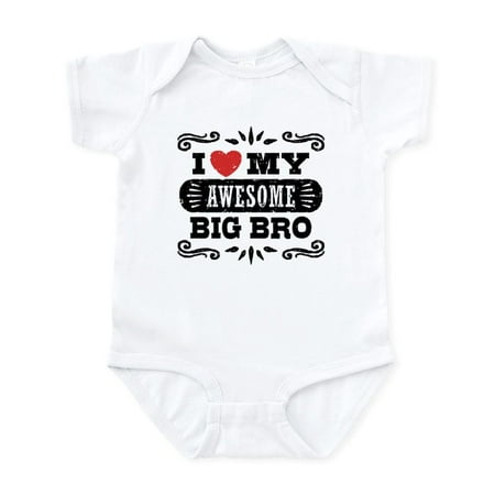 CafePress - I Love My Awesome Big Brother Infant Bodysuit - Baby Light Bodysuit Size Newborn - 24 Months
CafePress - I Love My Awesome Big Brother Infant Bodysuit - Baby Light Bodysuit Size Newborn - 24 Months