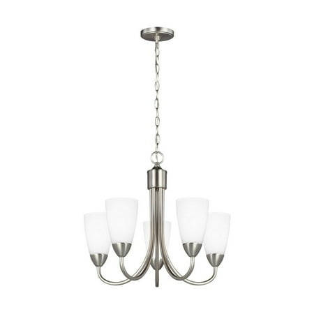 9.5W Five Light Chandelier-Brushed Nickel Finish-Led Lamping Type Bailey Street Home 73-Bel-2755005
9.5W Five Light Chandelier-Brushed Nickel Finish-Led Lamping Type Bailey Street Home 73-Bel-2755005