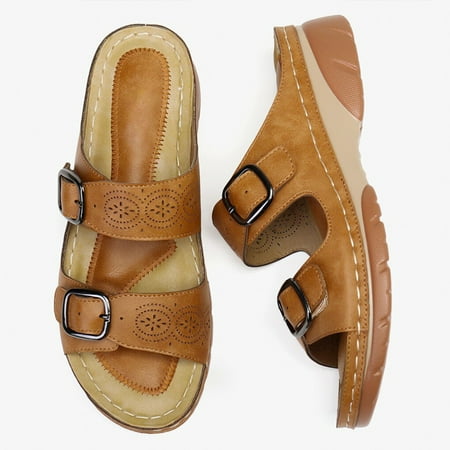 Woman Toe Orthopedic Comfy Sandals Summer Ladies Slippers Peep Toe Low Heel Sandals Open Toe Outdoor Slippers
Woman Toe Orthopedic Comfy Sandals Summer Ladies Slippers Peep Toe Low Heel Sandals Open Toe Outdoor Slippers