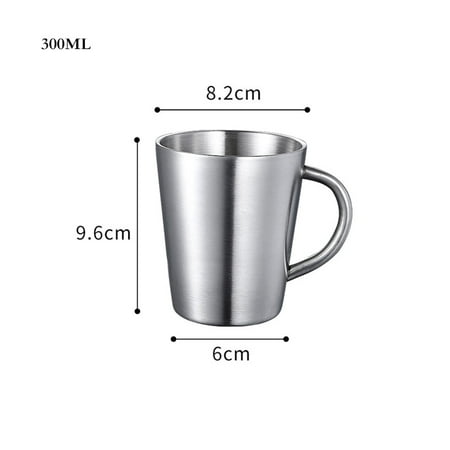 300/420ml Stainless Steel Coffee Beer Cup Mug for Office Tea Milk Water Thermal Cups with Handle Travel Gift Drinkware Tools
300/420ml Stainless Steel Coffee Beer Cup Mug for Office Tea Milk Water Thermal Cups with Handle Travel Gift Drinkware Tools