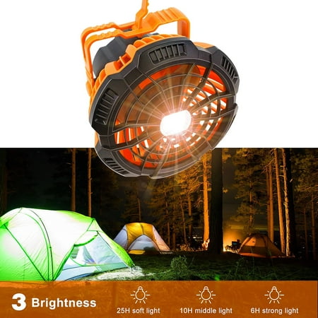 Portable Camping Fan for Tents 3 Speeds Personal Rechargeable Ceiling and Desk Fan with Hanging Hook(Remote Control)
Portable Camping Fan for Tents 3 Speeds Personal Rechargeable Ceiling and Desk Fan with Hanging Hook(Remote Control)
