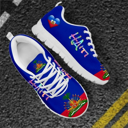 Sports Running Jogging Casual Shoes for Women Haiti Print Outdoor Designer Large Size Walk Workout Flats Mesh Ladies Sneakers
Sports Running Jogging Casual Shoes for Women Haiti Print Outdoor Designer Large Size Walk Workout Flats Mesh Ladies Sneakers