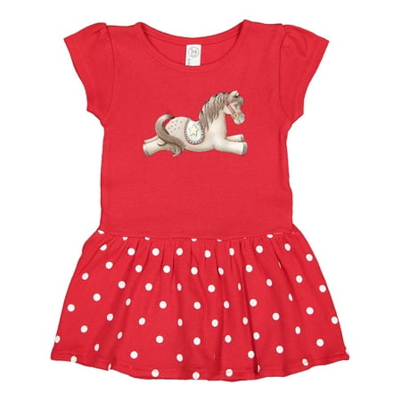 Inktastic Little Brown Pony Gift Baby Girl Dress