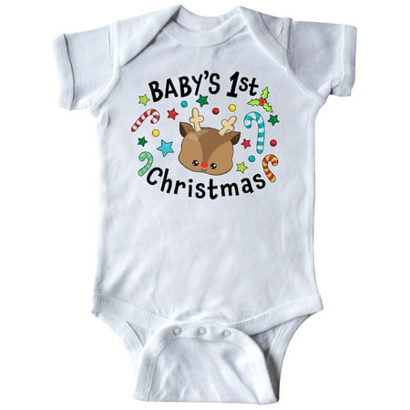 Inktastic Baby s 1st Christmas Cute Reindeer with Candy Canes Gift Baby Boy or Baby Girl Bodysuit
Inktastic Baby s 1st Christmas Cute Reindeer with Candy Canes Gift Baby Boy or Baby Girl Bodysuit