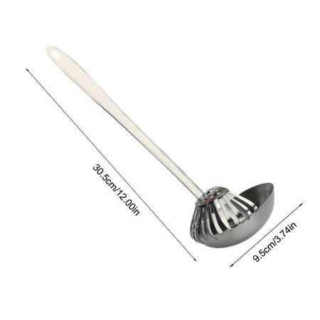 Long Handle Hot Pot Spoon Skimmer 2 In 1 Leaky Spoon Stainless Steel Soup Ladle Kitchen Tableware Home Utensils
Long Handle Hot Pot Spoon Skimmer 2 In 1 Leaky Spoon Stainless Steel Soup Ladle Kitchen Tableware Home Utensils