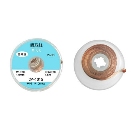 Desoldering Wire Braid Soldering Mesh Welding Parts 1mm 3.5mm Width 2.5mm 3 X4S8
Desoldering Wire Braid Soldering Mesh Welding Parts 1mm 3.5mm Width 2.5mm 3 X4S8