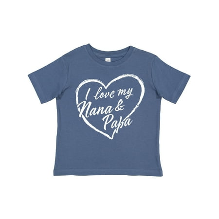 Inktastic I Love My Nana and Papa in White Chalk Heart Gift Toddler Boy or Toddler Girl T-Shirt
Inktastic I Love My Nana and Papa in White Chalk Heart Gift Toddler Boy or Toddler Girl T-Shirt