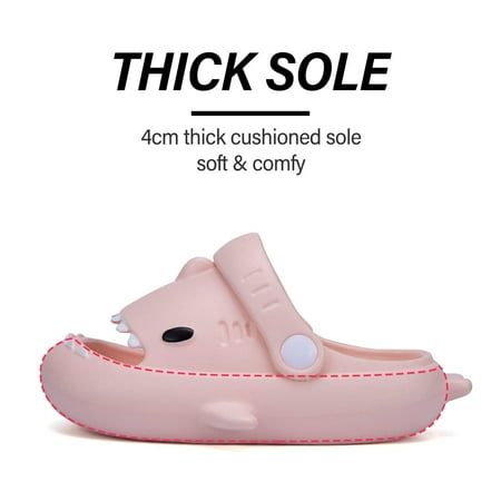 Boys Girls Shark Slippers - Children s Platform Slippers Soft Non-Slip-(6.5-7 Toddler) Pink
Boys Girls Shark Slippers - Children s Platform Slippers Soft Non-Slip-(6.5-7 Toddler) Pink