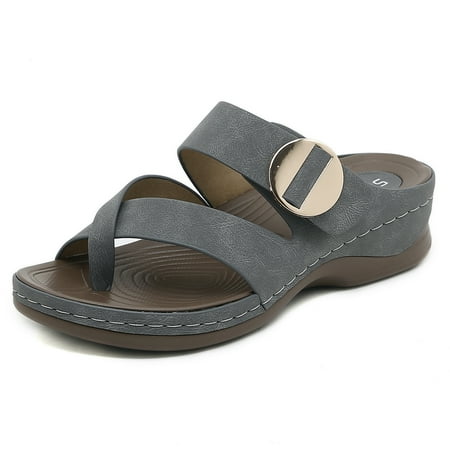 Orthopedic Sandals for Women with Arch Support Summer Toe Ring Flip Flops Sandals Lightweight Comfort Slip On Walking Flat Sandals Shoes
Orthopedic Sandals for Women with Arch Support Summer Toe Ring Flip Flops Sandals Lightweight Comfort Slip On Walking Flat Sandals Shoes