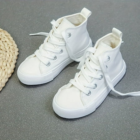 Boy s Trendy High Top Skate Shoes Comfy Non Slip Solid Lace Up Sneakers For Kids Outdoor Activities Spring & Autumn
Boy s Trendy High Top Skate Shoes Comfy Non Slip Solid Lace Up Sneakers For Kids Outdoor Activities Spring & Autumn