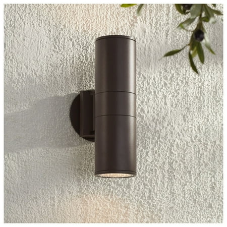Possini Euro Design Modern Outdoor Wall Sconce Fixture Bronze 11 3/4 Tempered Glass Lens Up Down for Exterior House Porch Patio
Possini Euro Design Modern Outdoor Wall Sconce Fixture Bronze 11 3/4 Tempered Glass Lens Up Down for Exterior House Porch Patio