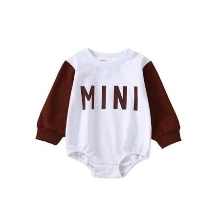 Thaisu Newborn Spring Romper Long Sleeve Capital Letters Sweatshirt Romper Snap Triangle Jumpsuit
Thaisu Newborn Spring Romper Long Sleeve Capital Letters Sweatshirt Romper Snap Triangle Jumpsuit