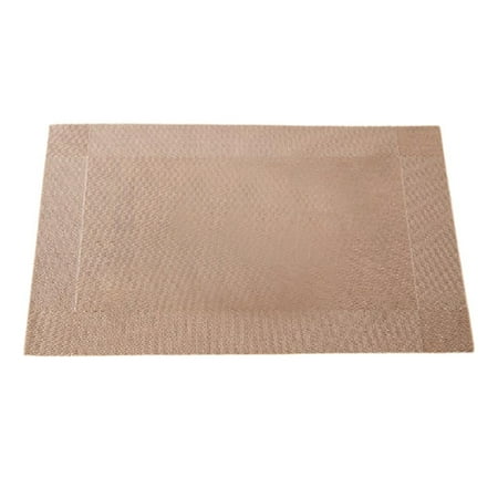 Placemat Pvc Western Placemat Single Frame Heat Insulation Pad Hotel Family Disposable Table Mat Golden Brown
Placemat Pvc Western Placemat Single Frame Heat Insulation Pad Hotel Family Disposable Table Mat Golden Brown