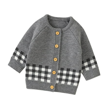 Binhe Baby Girl Boy Knit Cardigan Sweater Warm Pullover Top Toddler Plaid Outerwear Jacket Soft Acrylic Perfect for 0 to18 Months Adorable Plaid Design Ideal for Baby Showers Birthdays Holidays
Binhe Baby Girl Boy Knit Cardigan Sweater Warm Pullover Top Toddler Plaid Outerwear Jacket Soft Acrylic Perfect for 0 to18 Months Adorable Plaid Design Ideal for Baby Showers Birthdays Holidays