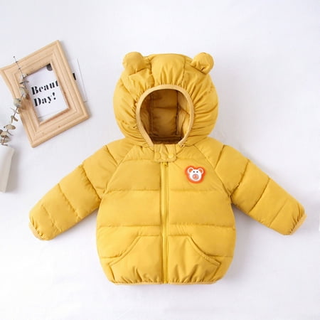 Hunpta Toddler Boys Girls Winter Coat Cartoon Bear Ears Bear Prints Hooded Jacket Thicken Windproof Warm Outwear
Hunpta Toddler Boys Girls Winter Coat Cartoon Bear Ears Bear Prints Hooded Jacket Thicken Windproof Warm Outwear