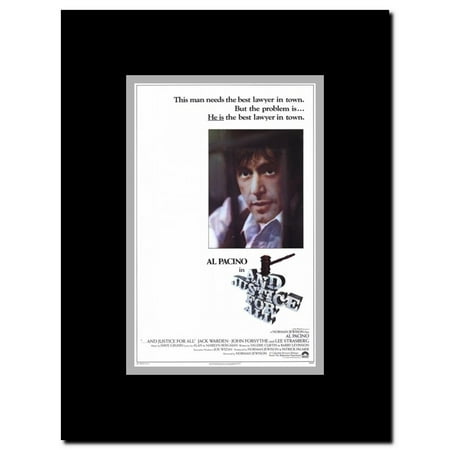 and Justice for All Framed Movie Poster