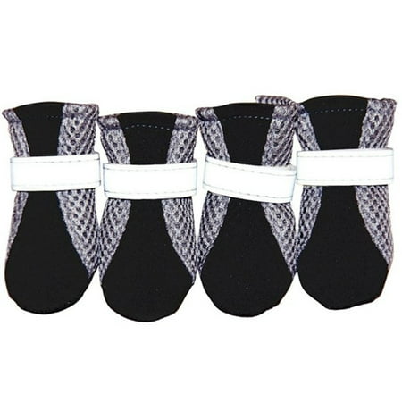 CUH Cats Fashion Pet Supplies One Fixed Strap Soft Outdoor Warm Paw Protector Mesh Animal Running Dog Shoes Black XL
CUH Cats Fashion Pet Supplies One Fixed Strap Soft Outdoor Warm Paw Protector Mesh Animal Running Dog Shoes Black XL