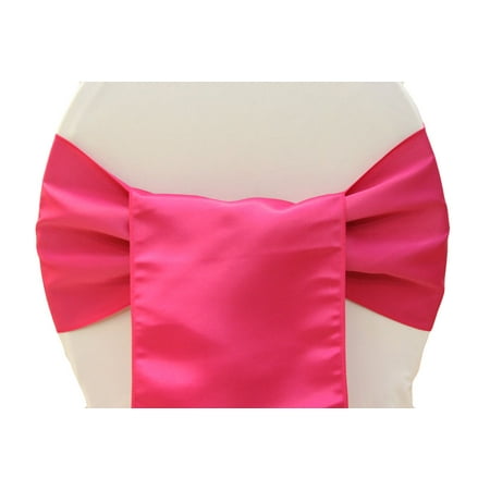 50 Pieces Lamour Satin Chair Sash Material: 100% Satin Approx. 8 W x 108 L - Fuchsia
50 Pieces Lamour Satin Chair Sash Material: 100% Satin Approx. 8 W x 108 L - Fuchsia