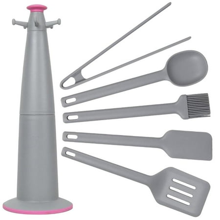 6pcs Silicone Kitchen Cooking Utensil Set Non-Stick Heat Resistant Kitchen Accessory
6pcs Silicone Kitchen Cooking Utensil Set Non-Stick Heat Resistant Kitchen Accessory