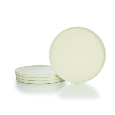 Everything Kitchens Modern Flat 11 Dinner Plates (Set of 4) | Beige