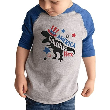7 ate 9 Apparel Kids 4th of July Shirts - Dinosaur Americasaurus Blue Shirt 12 Months
7 ate 9 Apparel Kids 4th of July Shirts - Dinosaur Americasaurus Blue Shirt 12 Months