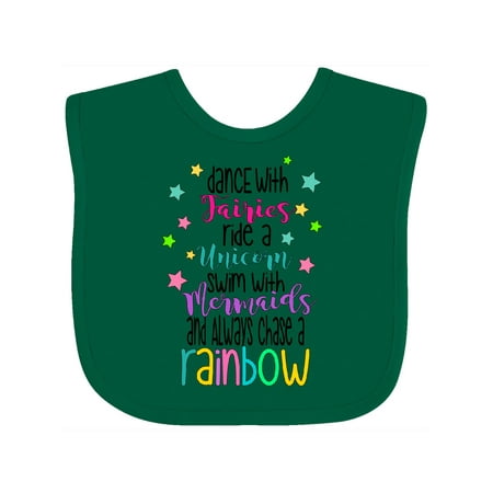 Inktastic Dance with Fairies Ride a Unicorn Swim with Mermaids Gift Baby Boy or Baby Girl Bib
Inktastic Dance with Fairies Ride a Unicorn Swim with Mermaids Gift Baby Boy or Baby Girl Bib