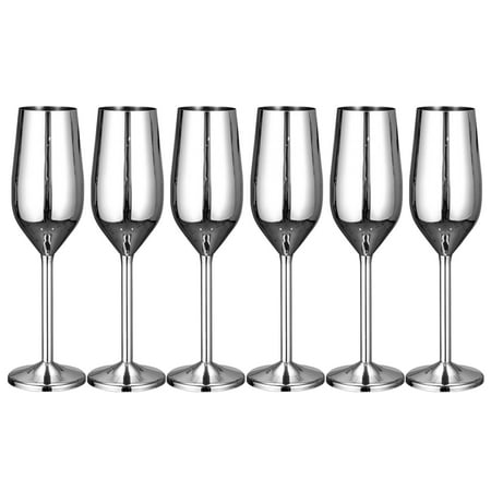 200ml Red Wine Gift For Wedding Champagne Glass Smooth Parties Stainless Steel