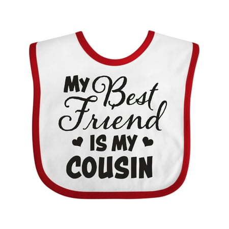 Inktastic My Best Friend is My Cousin with Hearts Gift Baby Boy or Baby Girl Bib
Inktastic My Best Friend is My Cousin with Hearts Gift Baby Boy or Baby Girl Bib