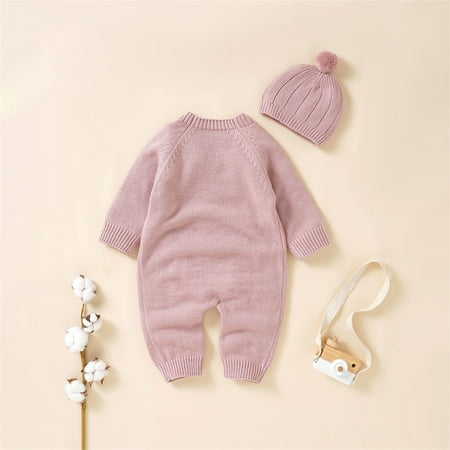 KaLI_store Boy Girl Solid Knitted Sweater Baby Jumpsuit Romper Cotton Caps Hat Sweater for Big Boys
KaLI_store Boy Girl Solid Knitted Sweater Baby Jumpsuit Romper Cotton Caps Hat Sweater for Big Boys