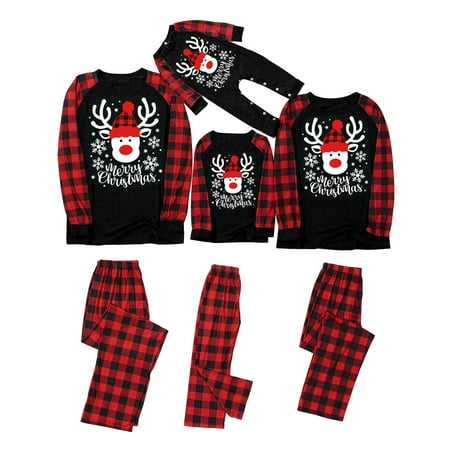 Deals of the Day Tarmeek Family Matching Christmas Pajamas Set for Mom Dad Kids Baby Long Sleeve Printed Tops and Plaid Pants Sleepwear Nightwear Set for Christmas Pajamas Party
Deals of the Day Tarmeek Family Matching Christmas Pajamas Set for Mom Dad Kids Baby Long Sleeve Printed Tops and Plaid Pants Sleepwear Nightwear Set for Christmas Pajamas Party