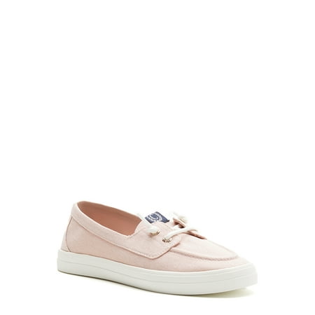 Chaps Women s Fairwinds Canvas Slip On Boat Shoes