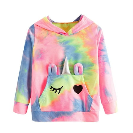 Musuos Little Girls Casual Hoodie Toddlers Cartoon Ears Decoration Color Matching/Tie-dye Long Sleeve Hooded Tops Children Clothes
Musuos Little Girls Casual Hoodie Toddlers Cartoon Ears Decoration Color Matching/Tie-dye Long Sleeve Hooded Tops Children Clothes