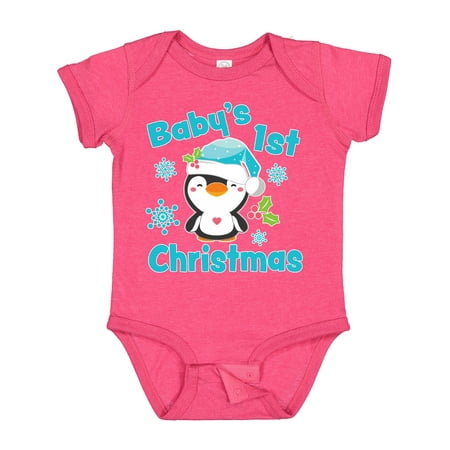 Inktastic Baby s 1st Christmas with Cute Penguin and Snowflakes Gift Baby Boy or Baby Girl Bodysuit
Inktastic Baby s 1st Christmas with Cute Penguin and Snowflakes Gift Baby Boy or Baby Girl Bodysuit