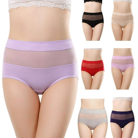harmtty Women Underwear See-through Mesh Breathable Tummy Control Women Underpants Four Seasons Black XL
harmtty Women Underwear See-through Mesh Breathable Tummy Control Women Underpants Four Seasons Black XL